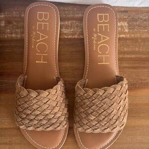 Tan Slides from Beach by Matisse - Size 10